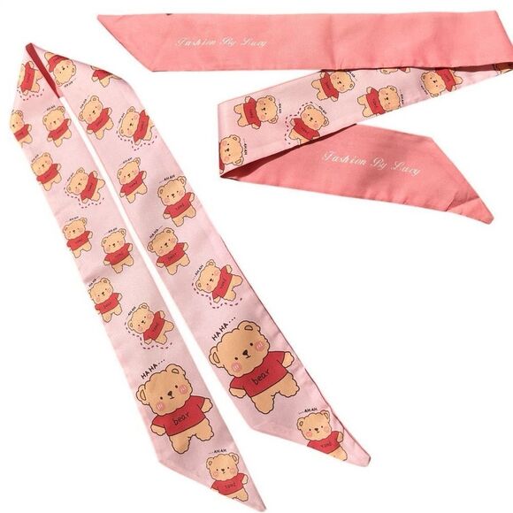 Pink Bear Hair Ribbon Headband – Fashion By Lucy - Picture 4 of 16